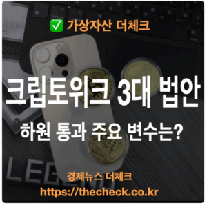 크립토위크 3대 법안 입법 과정 주요 변수