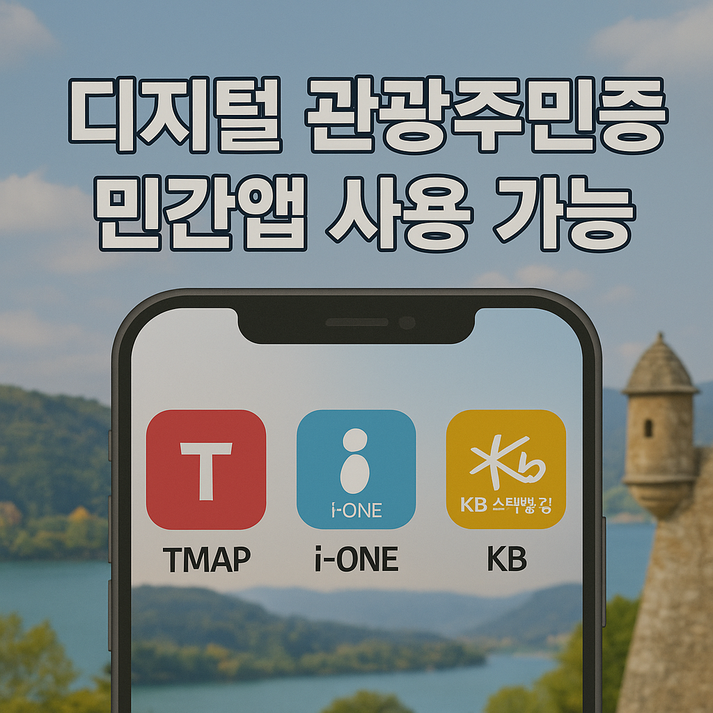 티맵(TMAP)으로 디지털 관광주민증 발급·사용, 할인 혜택