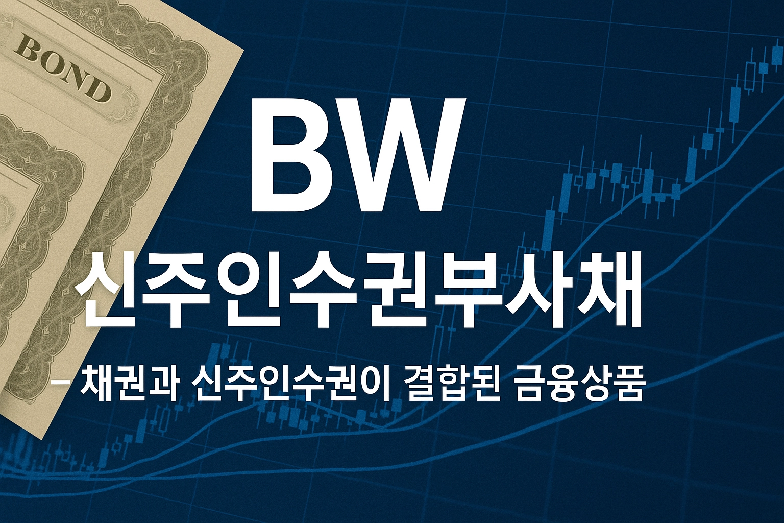 BW(신주인수권부사채) 뜻과 의미 구조·리스크 총정리