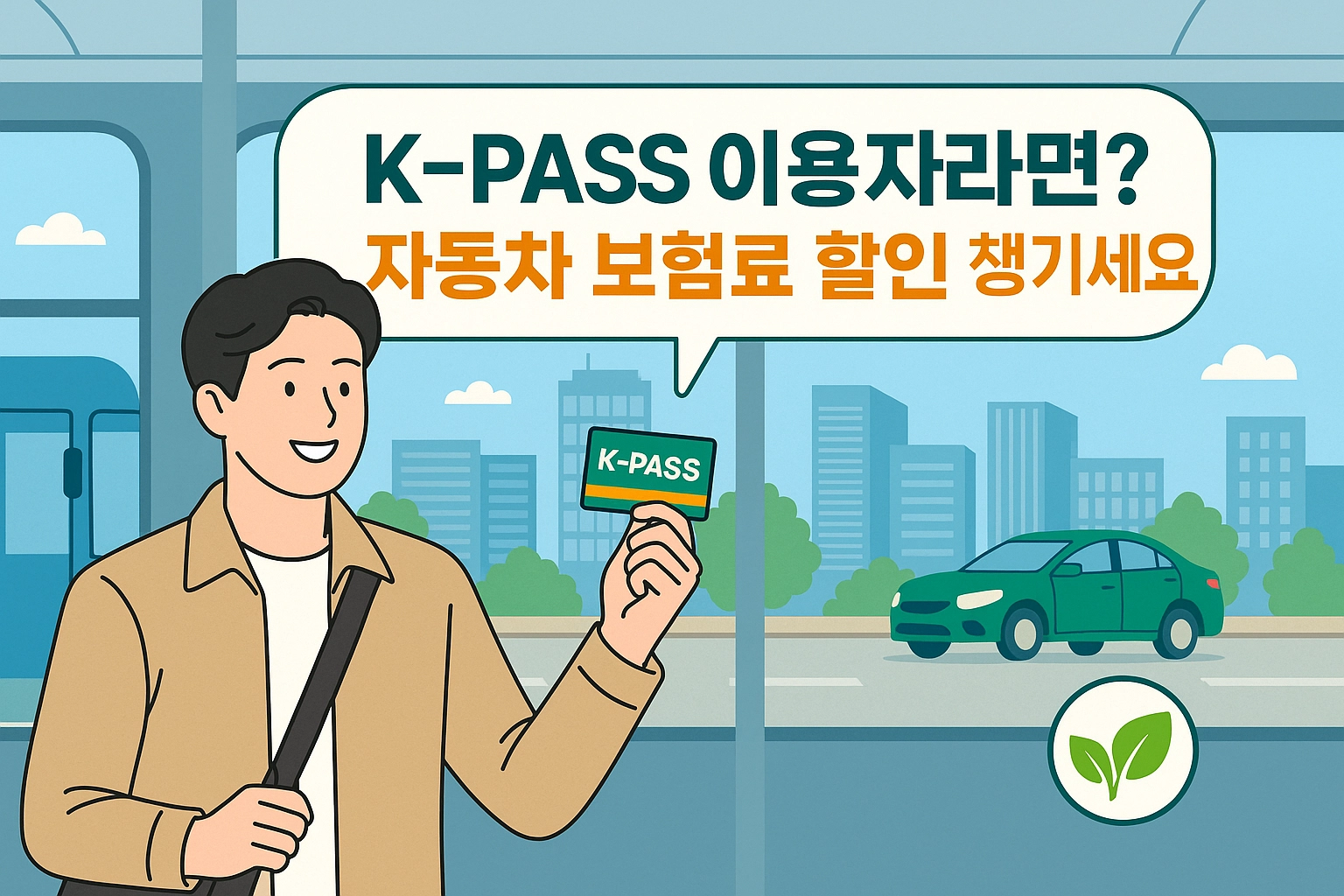 K-패스 이용자 자동차 보험료 최대 50% 할인 받는 방법