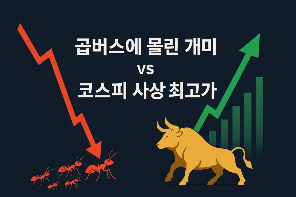 곱버스에-몰린-개미-vs-코스피-사상-최고가