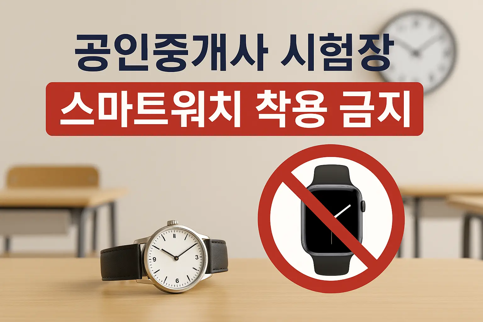 공인중개사 시험 애플워치·갤럭시워치 착용 금지