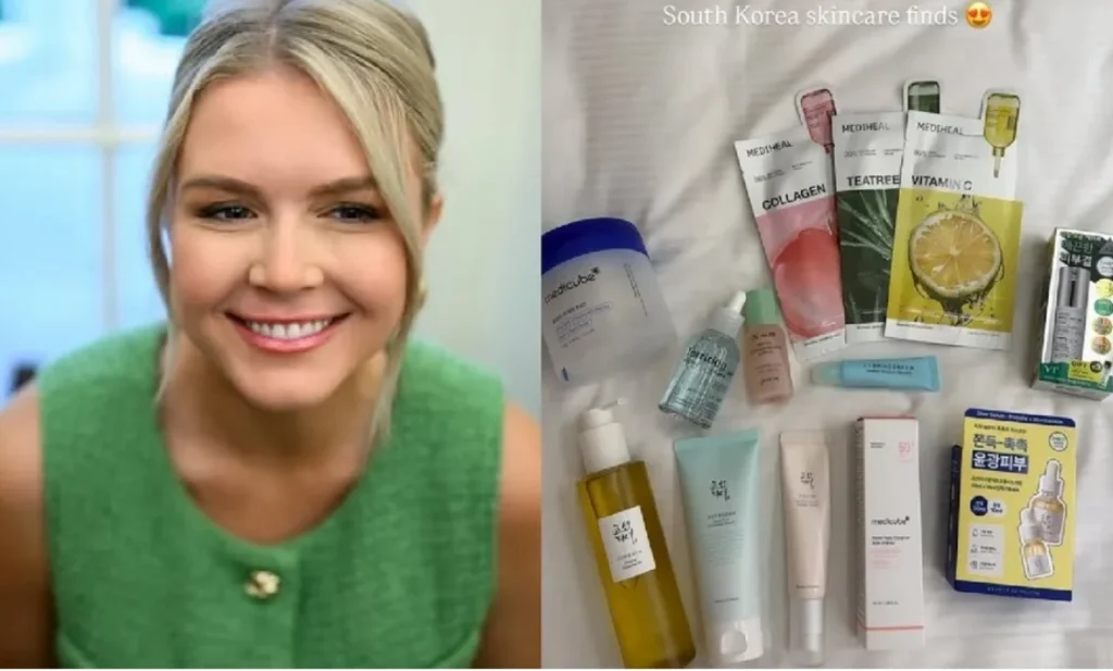 백악관 대변인 레빗 K-뷰티 화장품 뭘 담았나?