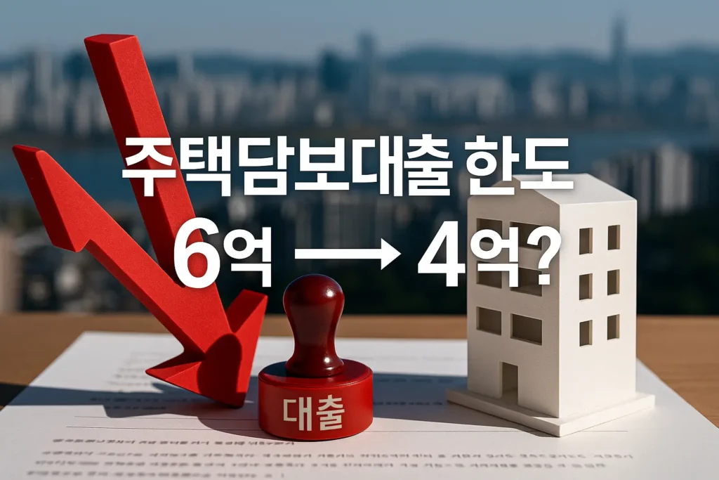 주택담보대출 한도 축소 6억에서 4억 추가규제? [ 더체크 부동산뉴스]