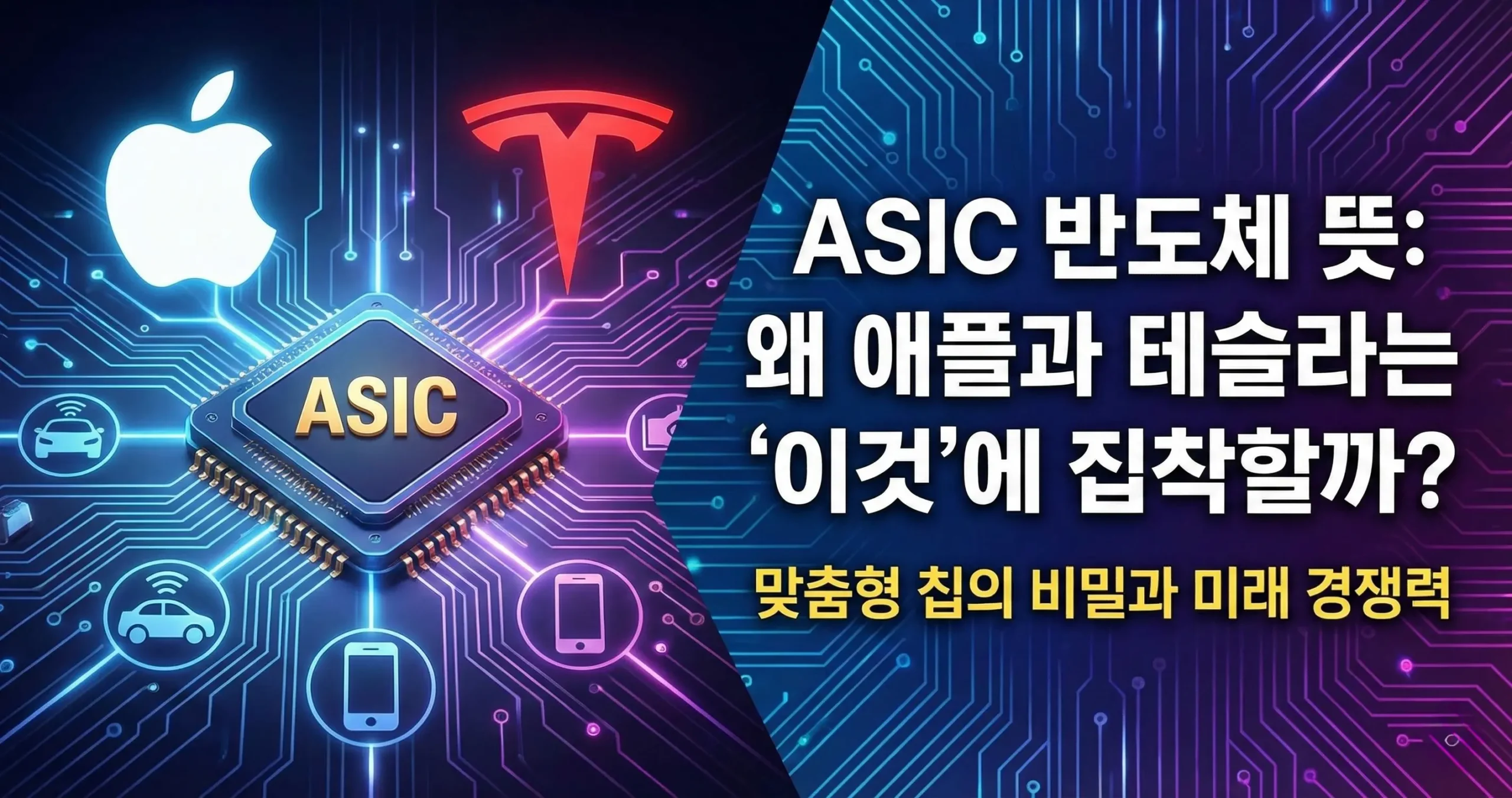 ASIC 반도체 뜻: 왜 애플과 테슬라는 '이것'에 집착할까?