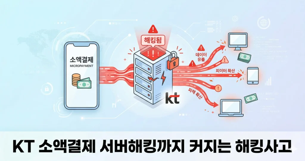 KT 소액결제 서버해킹까지 커지는 해킹사고