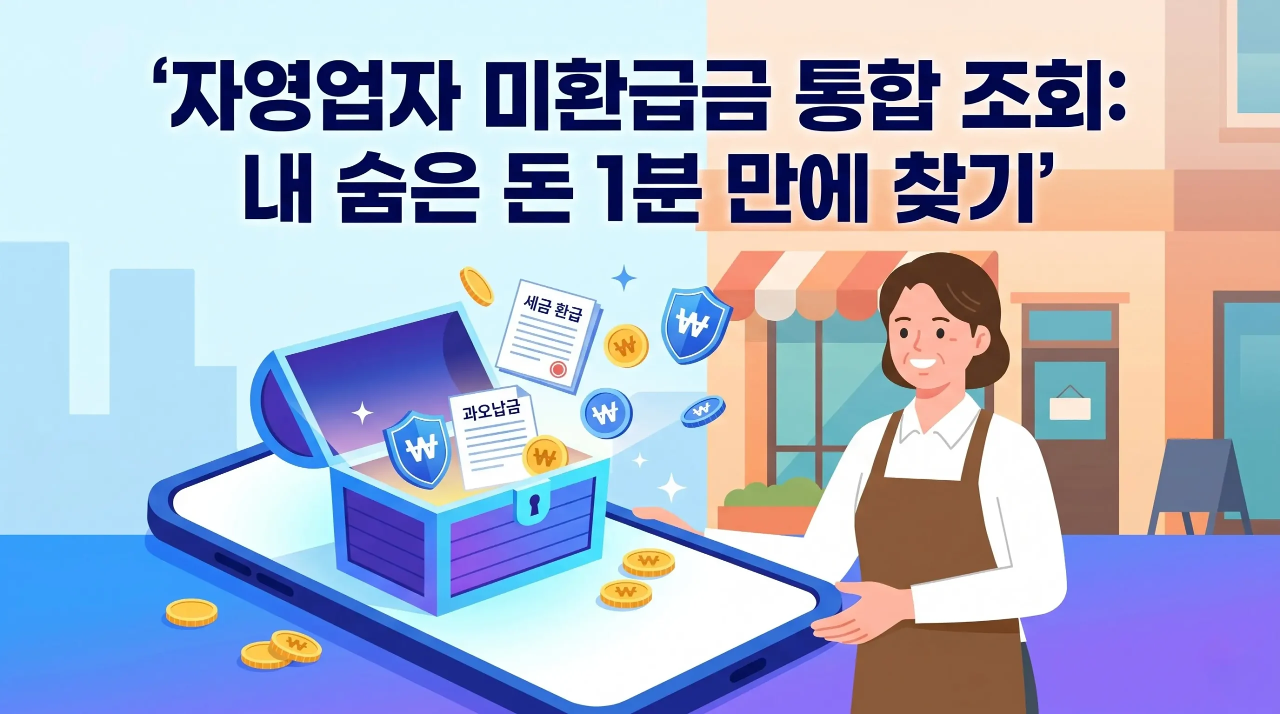 사장님들이 몰라서 못 받는 '숨은 환급금' TOP 5 및 조회 가이드[자영업자 미환급금]