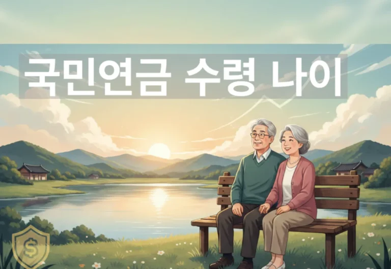 2025 국민연금 수령나이표 및 수급자격 완벽 정리 (조기수령 조건 포함)
