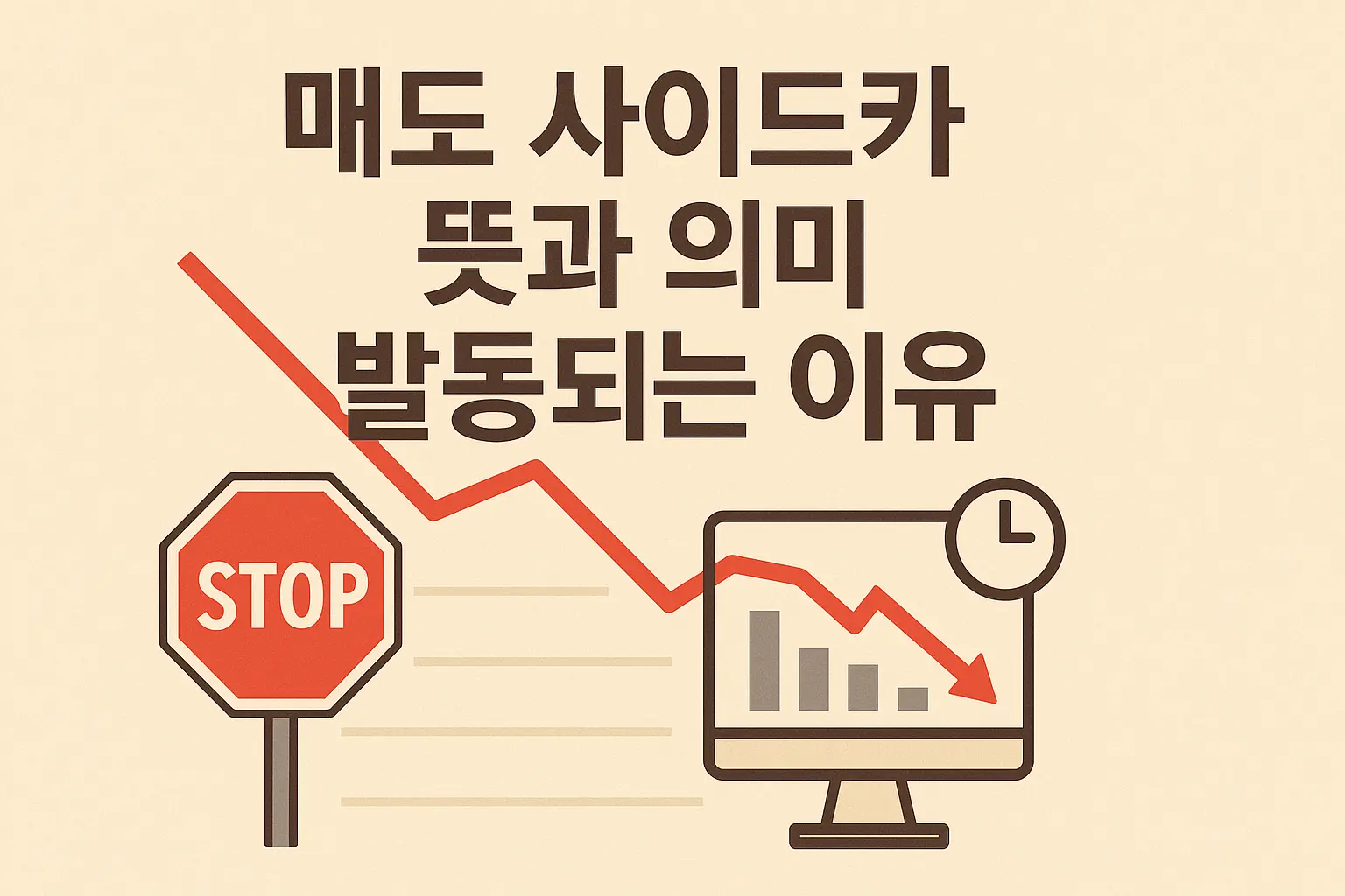 매도 사이드카 뜻과 의미 발동되는 이유