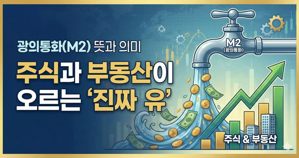 광의통화(M2) 뜻과 의미 주식과 부동산이 오르는 '진짜 이유"