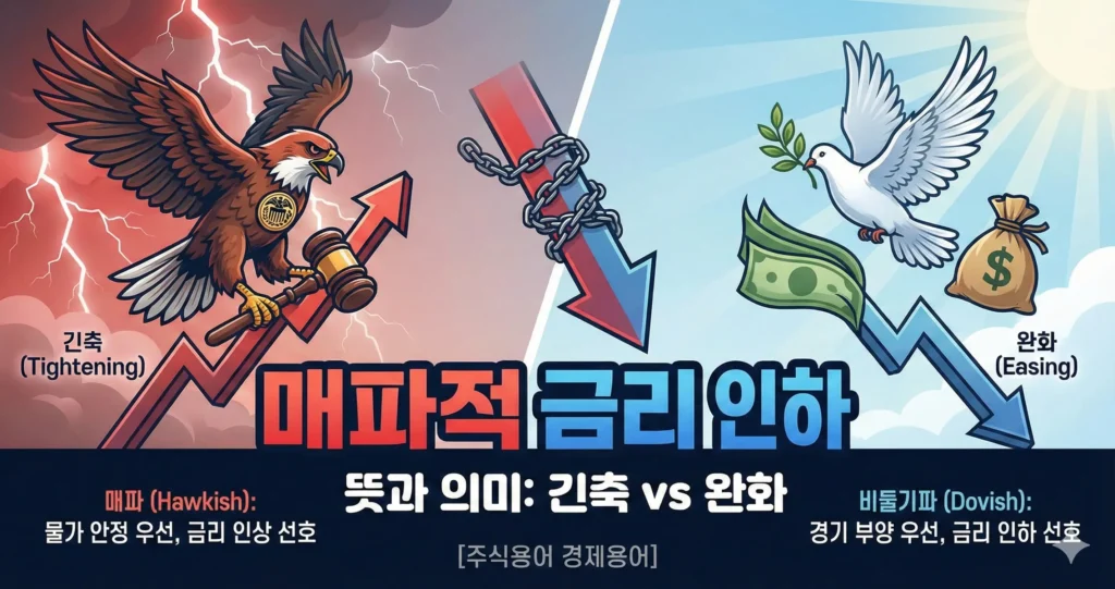 매파적 금리 인하 뜻과 의미 긴축vs완화