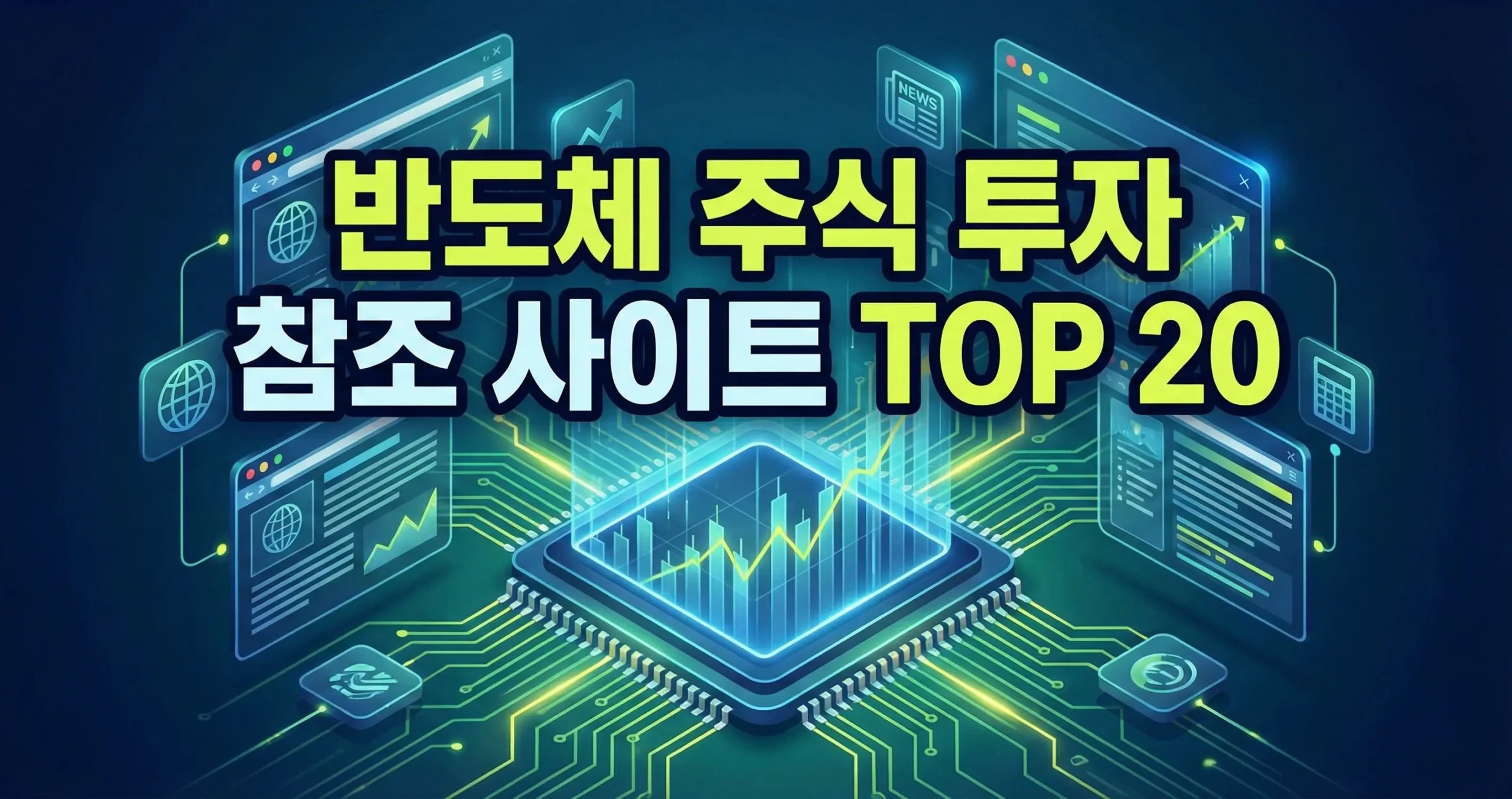 반도체 주식 투자 필수 사이트 TOP 20 핵심 사이트 정리