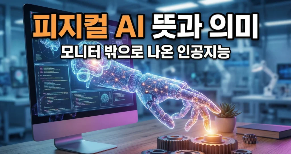 피지컬 AI 뜻과 의미 모니터 밖으로 나온 인공지능