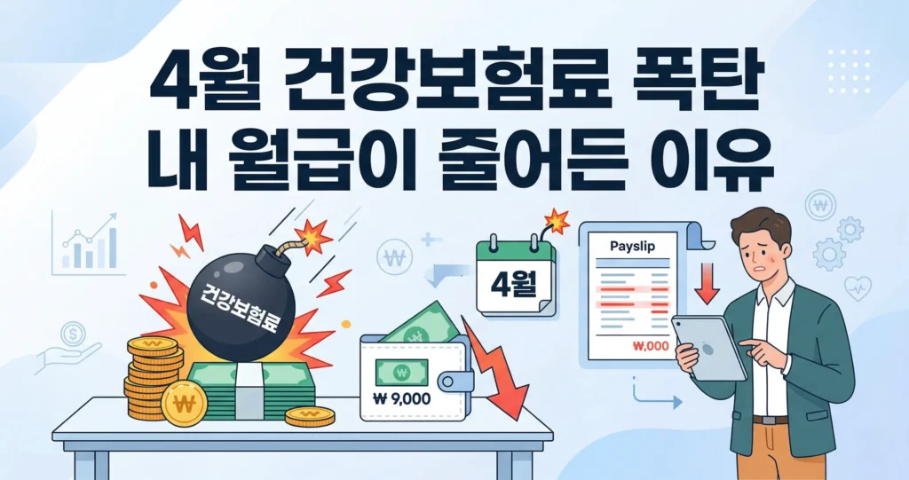 4월 건강보험료 폭탄 내 월급이 줄어든 이유
