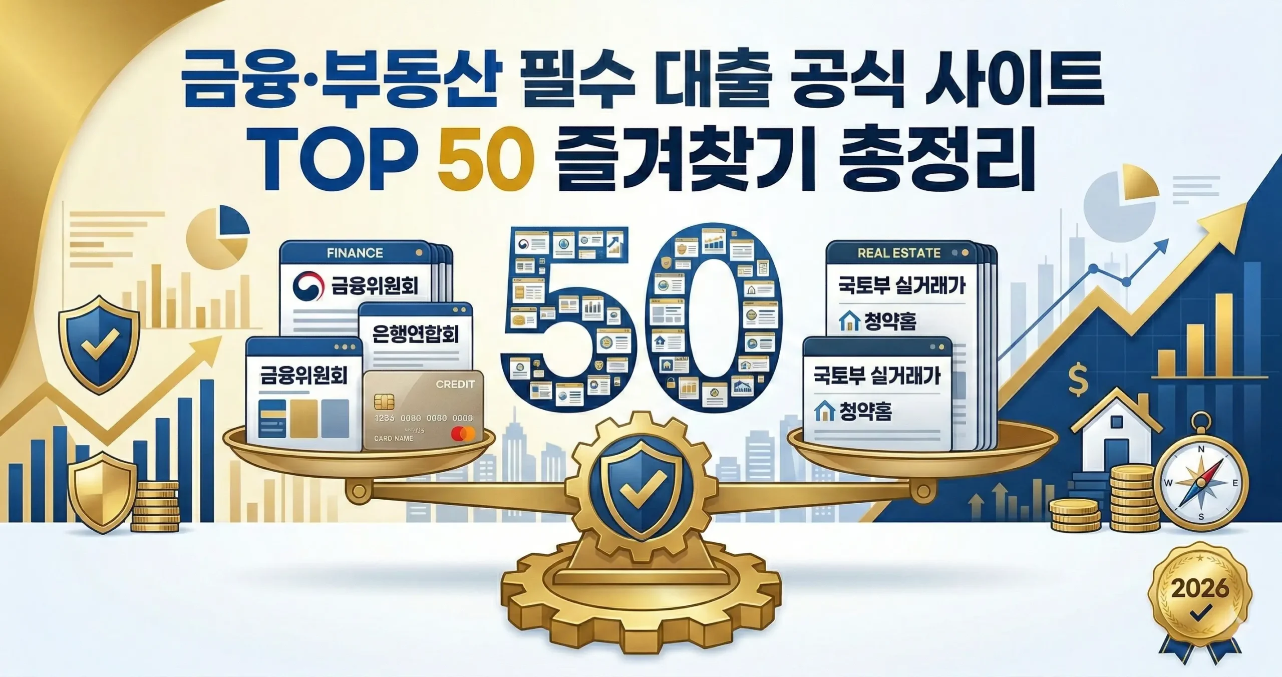 금융·부동산 필수 대출 공식 사이트 TOP 50 즐겨찾기 총정리