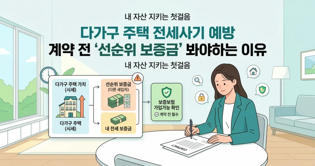 다가구 주택 전세사기 예방 계약 전 '선순위 보증금' 봐야하는 이유