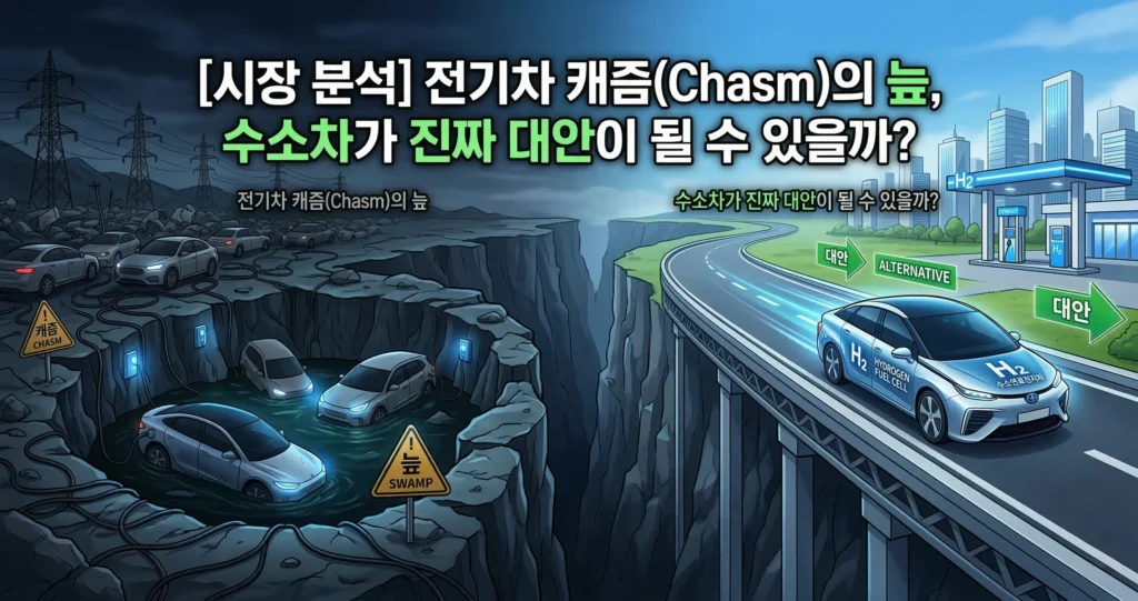 [시장 분석] 전기차 캐즘(Chasm)의 늪, 수소차 전망 대안이 될까?