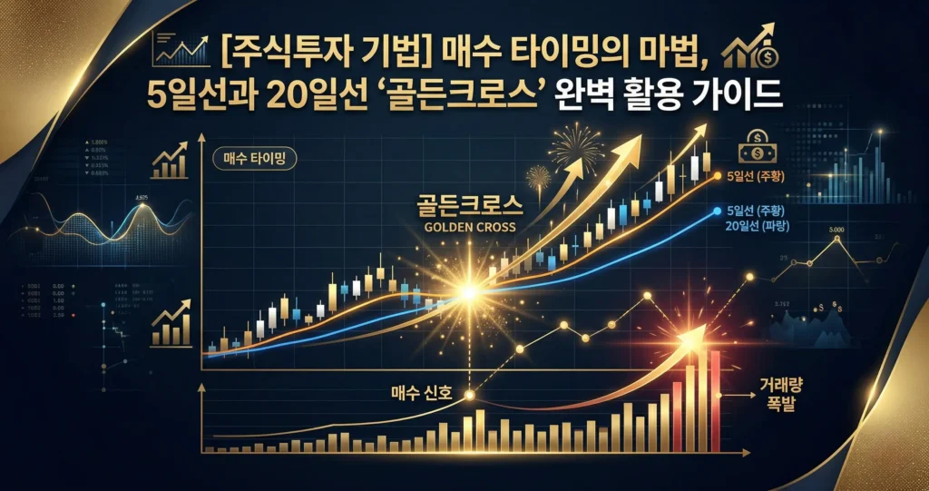주식투자 주식 매수 기법 타이밍의 마법, 5일선과 20일선 '골든크로스' 완벽 활용 가이드