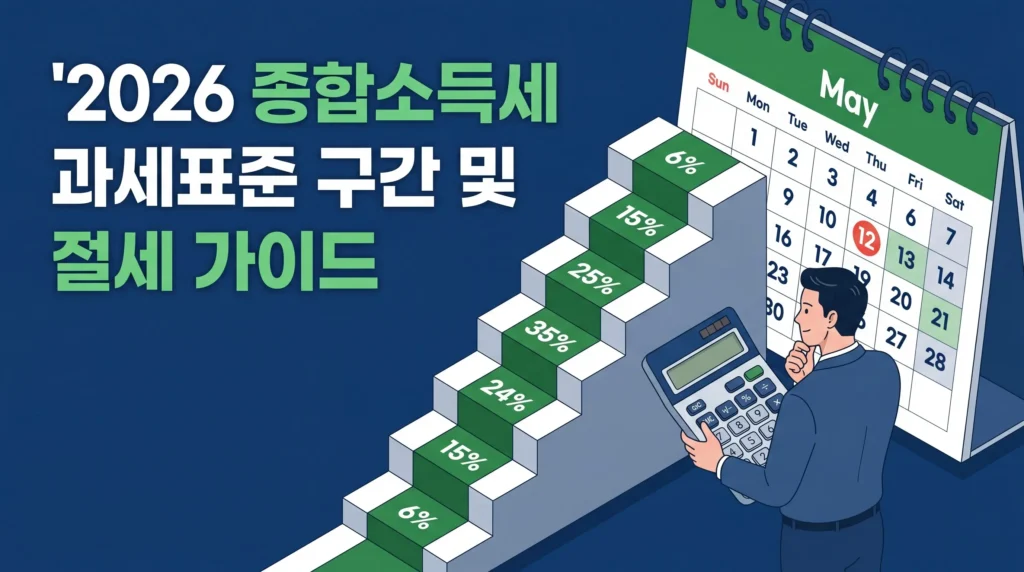 종합소득세 과세표준 구간 2026 종소세 신고 세율 정리