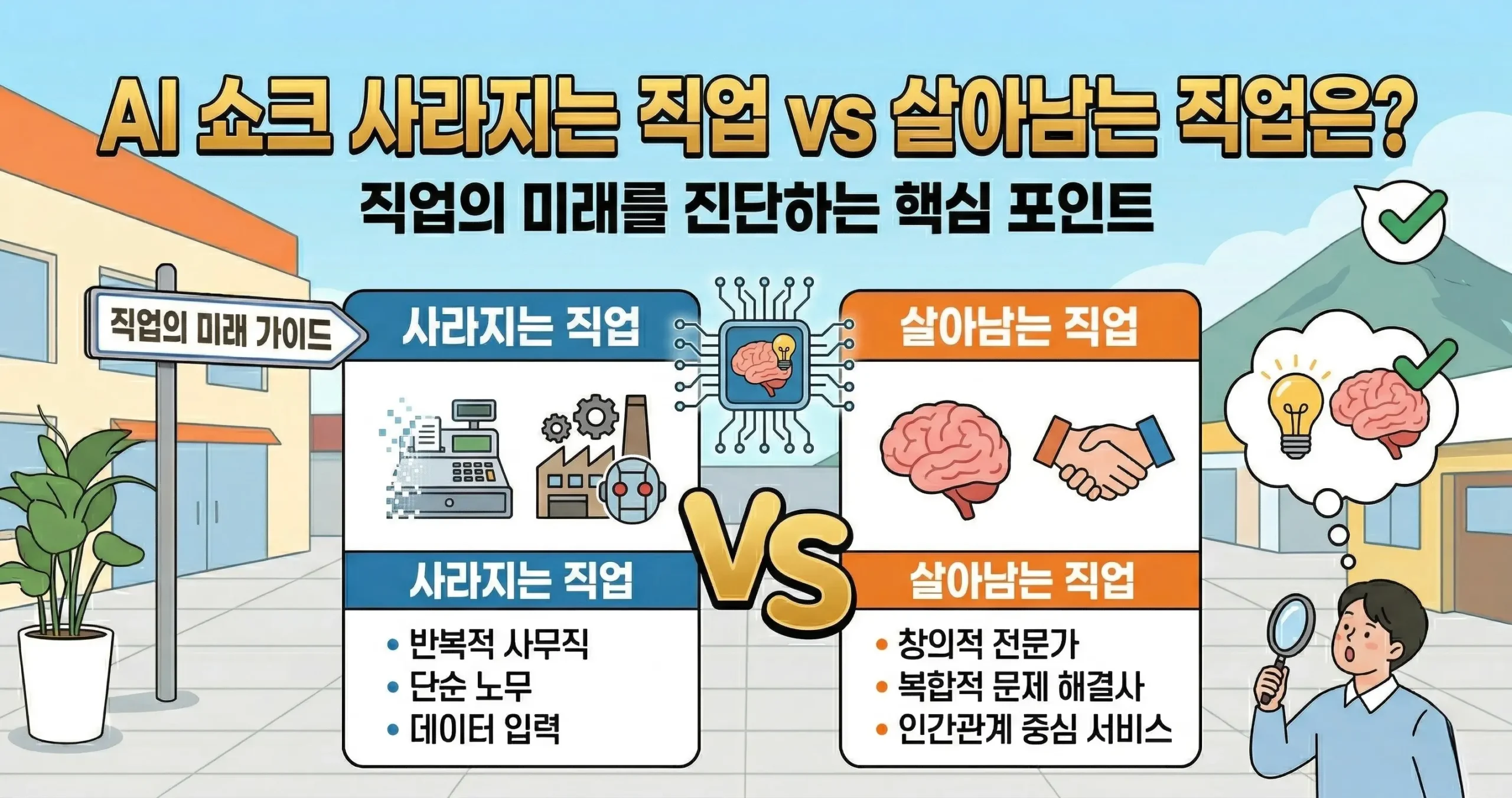 AI 시대 일자리 사라지는 직업 vs 살아남는 직업은?