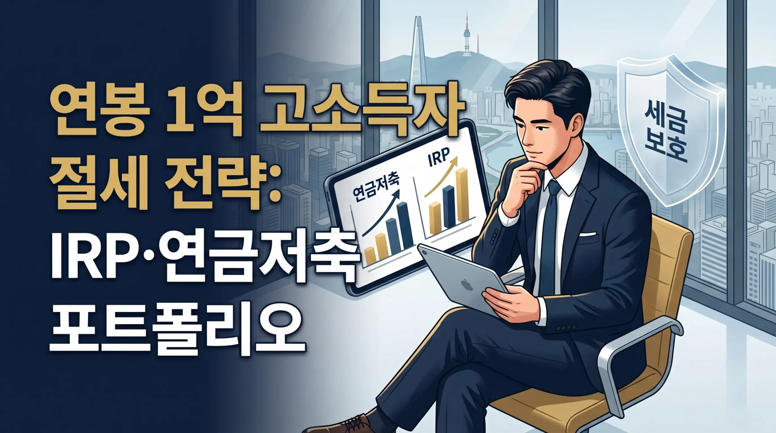 연봉 1억 절세 꿀팁 IRP·연금저축 포트폴리오