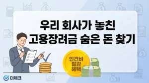 2026 고용장려금 숨은 돈 찾기 | 지원금 신청 전 필독, 우리 회사 맞춤형 혜택 체크