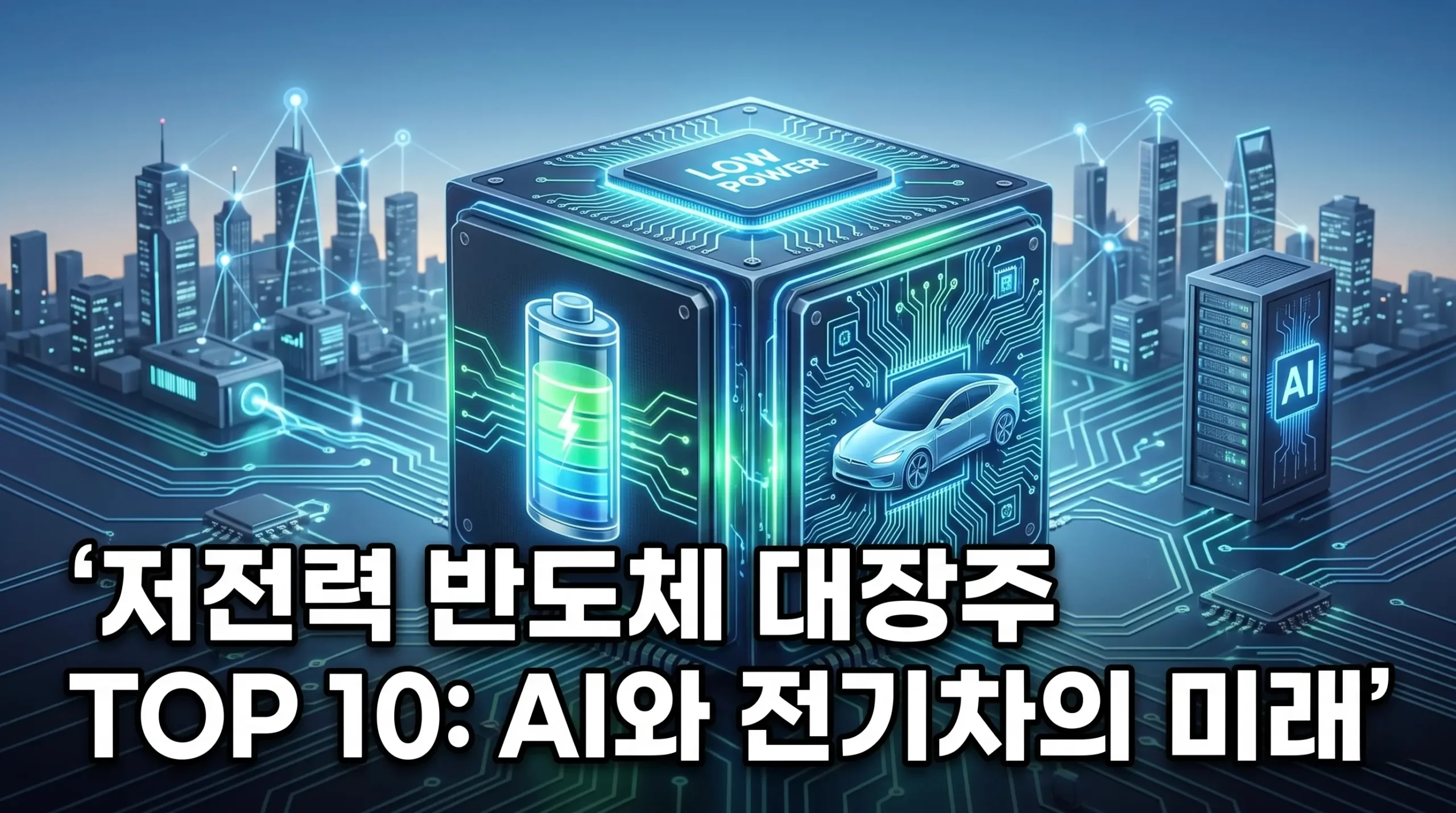 저전력 반도체 테마 대장주 TOP 10 전력반도체(SiC/GaN) 및 LPDDR 관련주 총정리