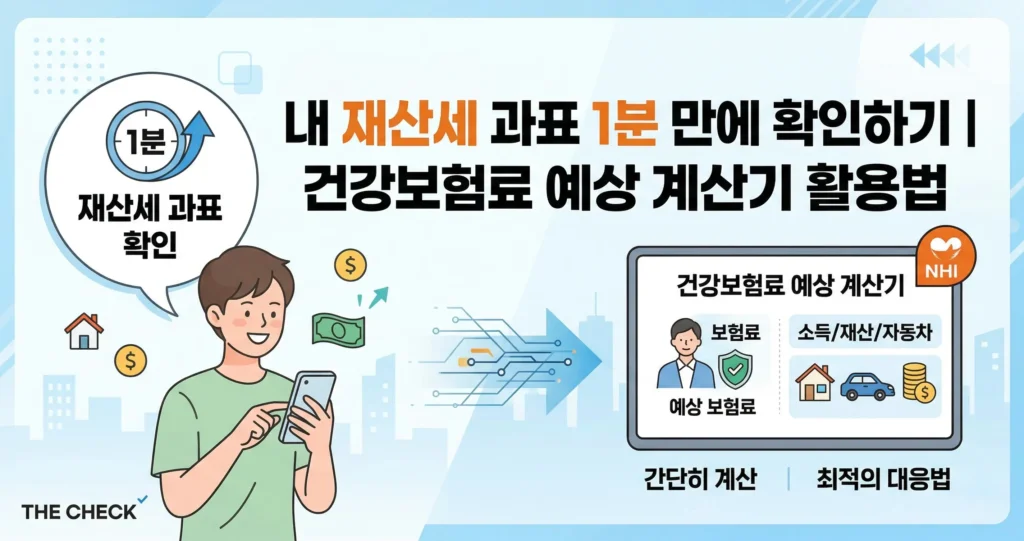 내 재산세 과표 1분 만에 확인하기 | 건강보험료 예상 계산기 활용법