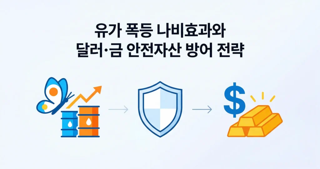 안전자산 방어 전략 - 호르무즈 해협 봉쇄 유가 폭등