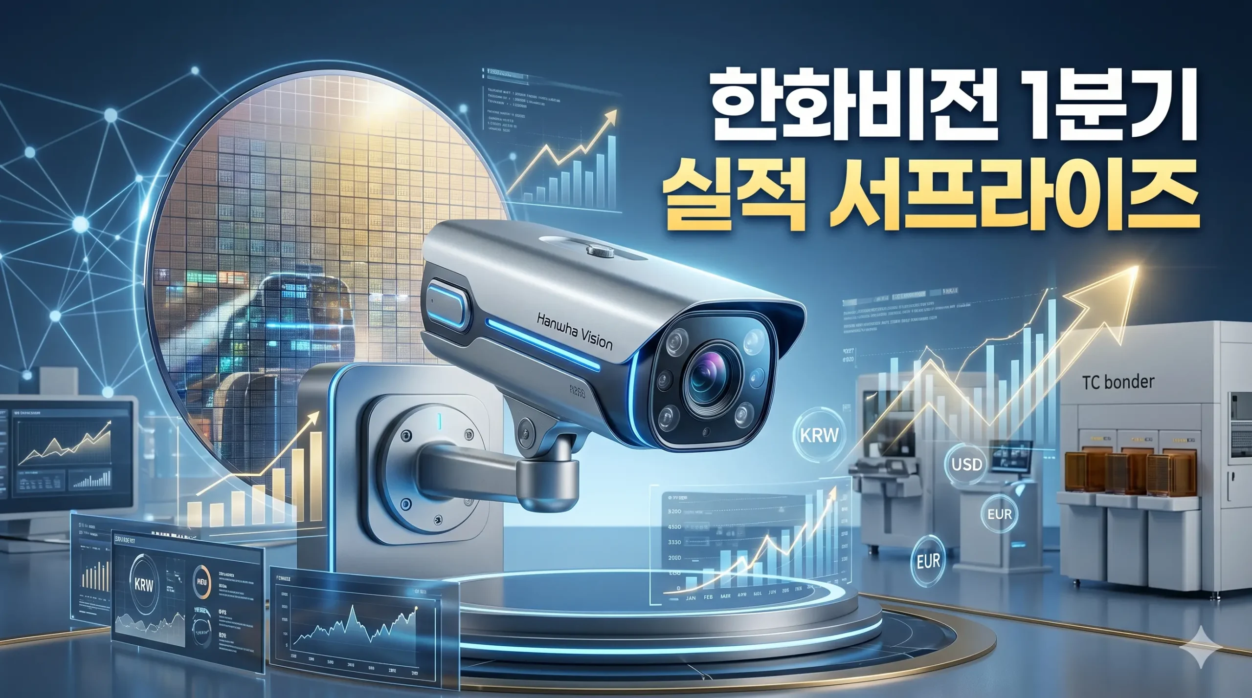 한화비전 주가 상승 이유, 어닝 서프라이즈 증권사 리포트