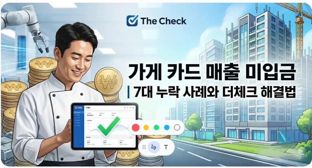 카드 매출 누락 미입금 사례 무료 조회 방법