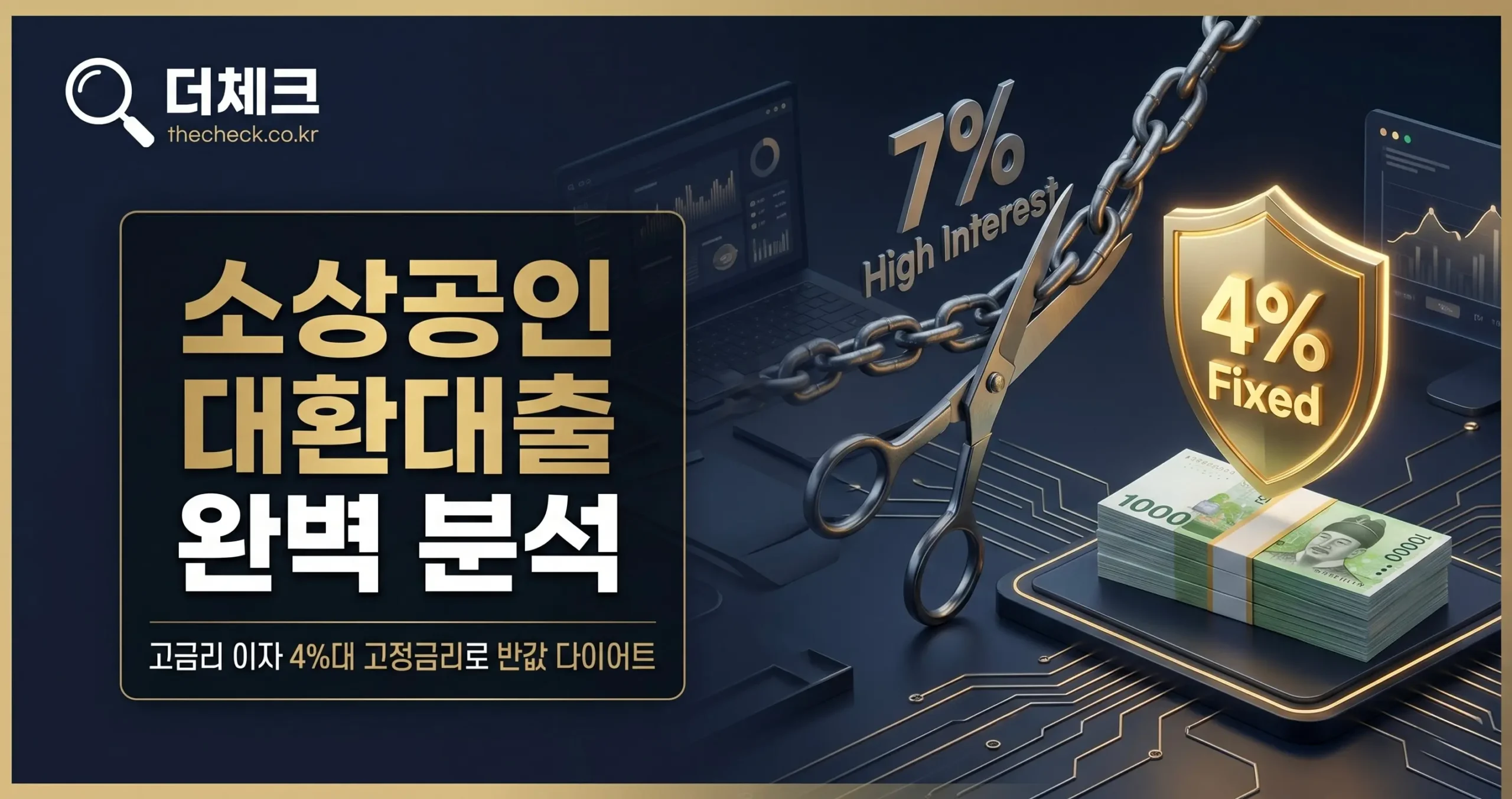 2026 소상공인 대환대출 4%대 저금리 정책자금 고정금리로 갈아타는 법