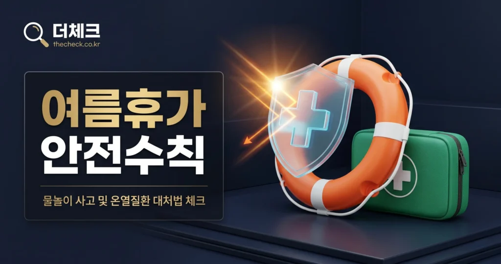 2026 여름휴가 안전수칙 물놀이 사고 예방 및 온열질환 골든타임 대처법