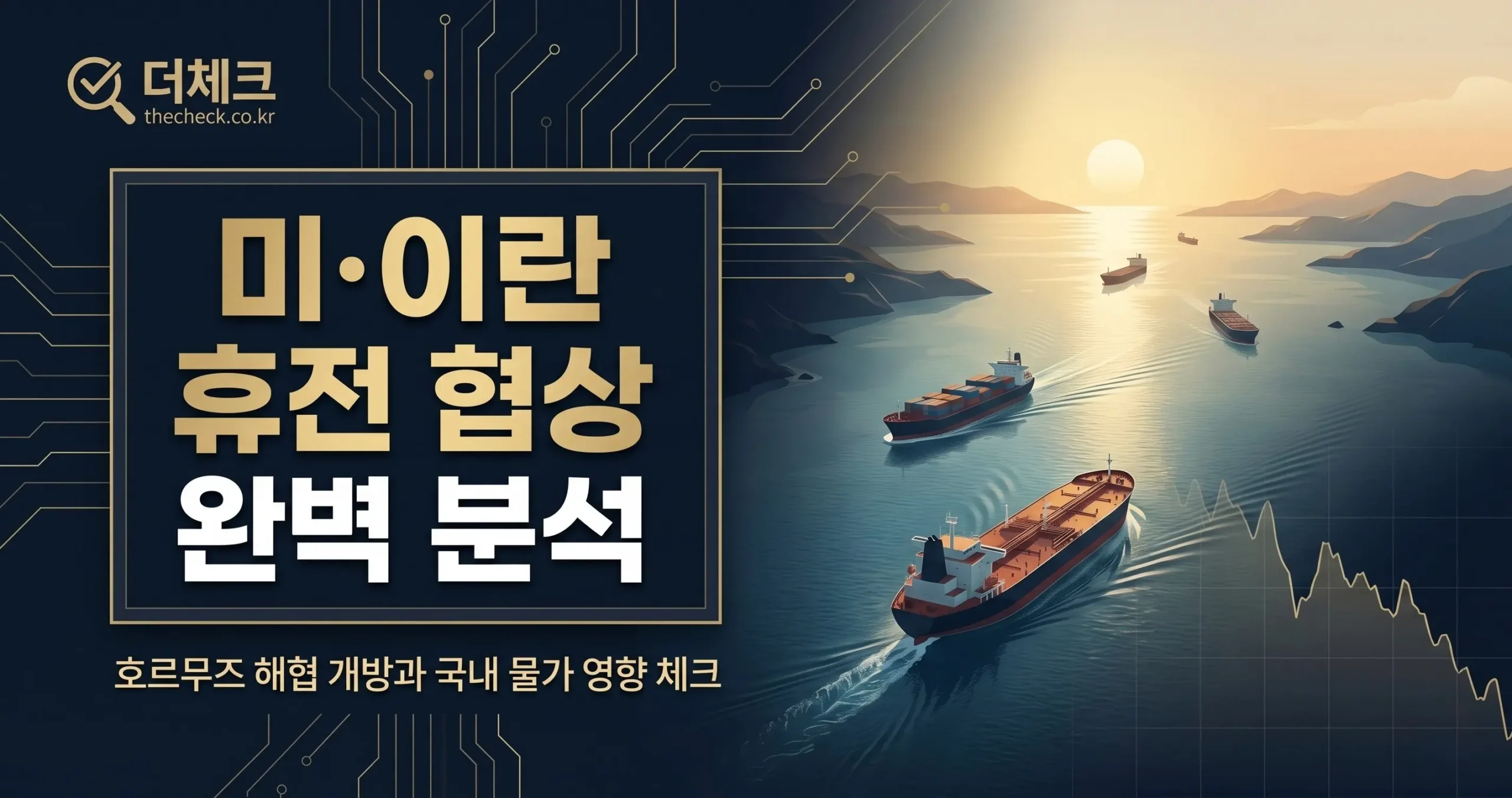 미·이란 종전 합의 임박! 호르무즈 해협 전격 개방이 국내 경제에 미칠 영향