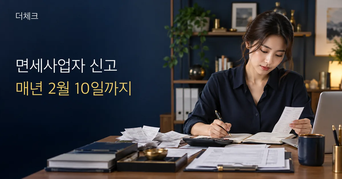 사업장현황신고 실무를 표현한 서류와 사업 현장 비주얼