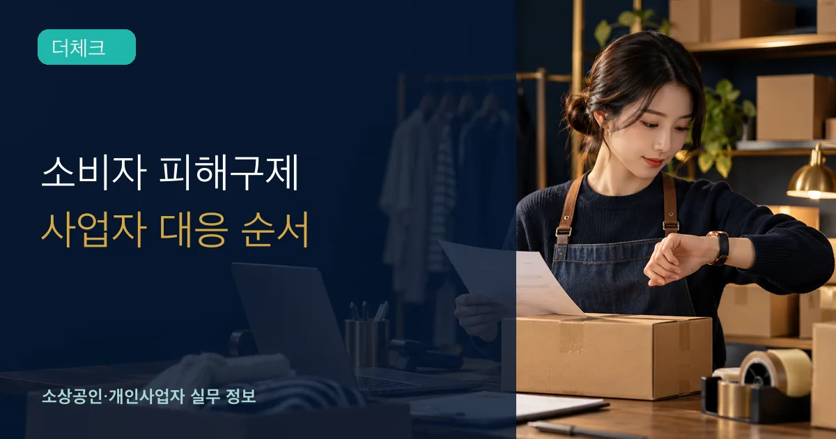 온라인몰 사업자가 소비자 불만 사건의 주문·배송·환급 자료를 정리하는 장면