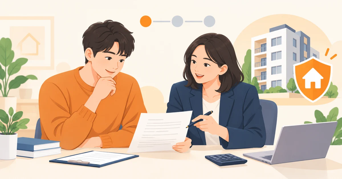 전세사기 피해 지원 상담에서 보증금과 준비서류를 확인하는 모습