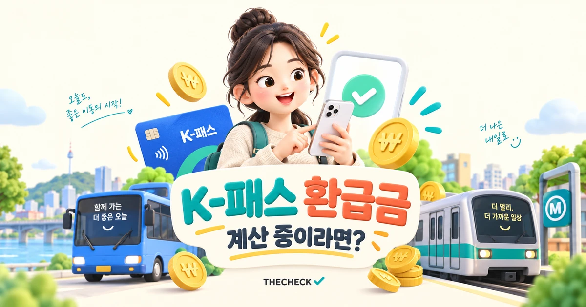 K-패스 환급금 최종금액 계산 중일 때 이용월·지급내역·카드사 일정을 확인하는 순서