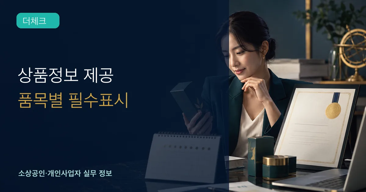 온라인몰 운영자가 상품 상세정보와 인증자료를 검수하는 장면