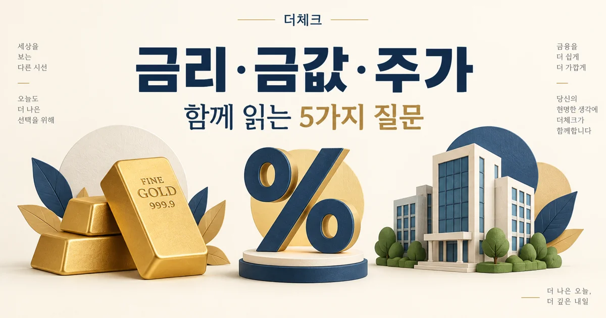 국채금리와 금값, 기업 이익을 함께 살펴보는 시장 해석 안내
